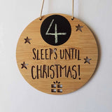 Sleeps until Christmas Countdown - Little Birdy Finds