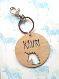 Unicorn Bag Tag / Keyring - Little Birdy Finds