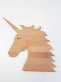 Unicorn Wooden Bamboo Wall Hanging - Little Birdy Finds