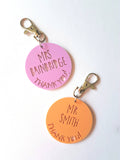 Personlised Teacher Thank You Keyring-bag tag - Little Birdy Finds