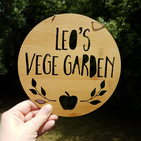 Personalised Vegetable Garden APPLE design - Little Birdy Finds