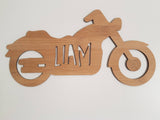 Personalised Name Motorbike - Little Birdy Finds