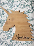 Personalised Wall hanging Unicorn Design - Little Birdy Finds