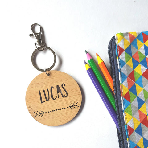 Dots Arrow Bag Tag / Keyring - Little Birdy Finds