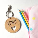 Love Heart Bag Tag / Keyring - Little Birdy Finds