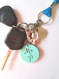 Initial Teacher Keyring - Little Birdy Finds