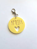 Heart Pastel Bag Tag - Little Birdy Finds