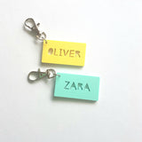 Pastel Colour Bag Tag / Keyring - Little Birdy Finds