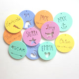 Lightning bolt Pastel Bag Tag - Little Birdy Finds