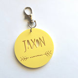 Arrow Dots Pastel Bag Tag / Keyring - Little Birdy Finds