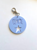 Star Pastel Bag Tag / Keyring - Little Birdy Finds