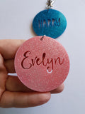 Personalised GLITTER Bag Tag - Little Birdy Finds