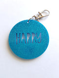 Personalised GLITTER Bag Tag - Little Birdy Finds