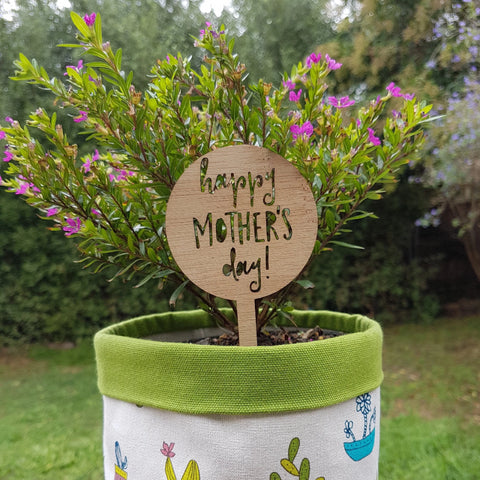 Happy Mothers Day plant marker - Little Birdy Finds
