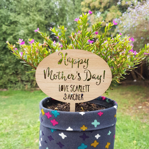 Personalised Mothers Day plant marker - Little Birdy Finds