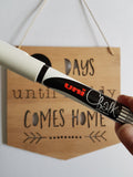 Days until Daddy Comes Home Countdown - Little Birdy Finds