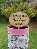Personalised Plant Marker - Little Birdy Finds