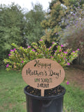 Personalised Mothers Day plant marker - Little Birdy Finds