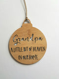 Personalised REMEMBRANCE Christmas BAUBLE - Little Birdy Finds