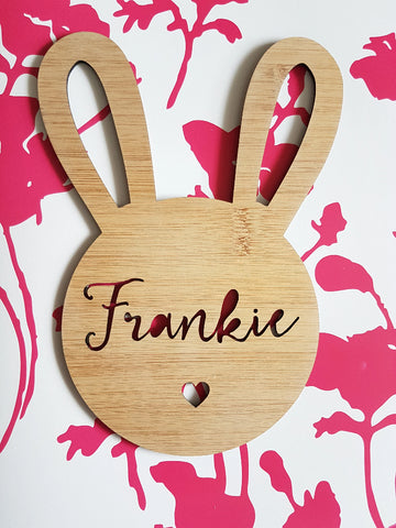 RABBIT Personalised Wall Hanging - Little Birdy Finds