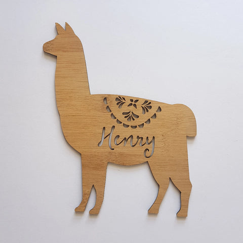 LLAMA-ALPACA Personalised Wall Hanging - Little Birdy Finds