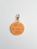 This Dad Belongs To..Pastel Keyring - Little Birdy Finds