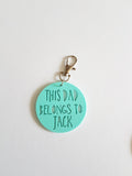 This Dad Belongs To..Pastel Keyring - Little Birdy Finds