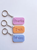BULK Personalised Keyrings - Little Birdy Finds