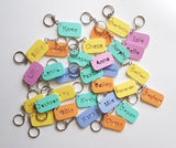 BULK Personalised Keyrings - Little Birdy Finds