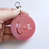 Personalised GLITTER Bag Tag - Little Birdy Finds