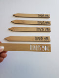 Wooden Herb Marker-plant peg - Little Birdy Finds