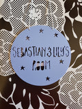 Stars Personalised Wooden Wall Hanging - Little Birdy Finds