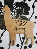 LLAMA-ALPACA Personalised Wall Hanging - Little Birdy Finds