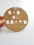 Baby On Board sign DOTS and ARROW - Little Birdy Finds