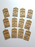 Personalised Gift Tags Something You Need-Something To Read-Something To Wear-Something You Want - Little Birdy Finds