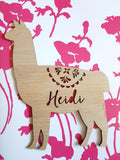 LLAMA-ALPACA Personalised Wall Hanging - Little Birdy Finds