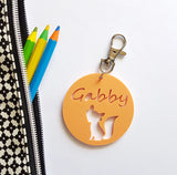 Fox Pastel Bag Tag - Little Birdy Finds