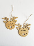 RUDOLPH DESIGN Personalised Christmas Decoration - Little Birdy Finds