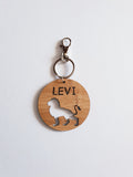 LION Bag Tag / Keyring  Bamboo - Little Birdy Finds