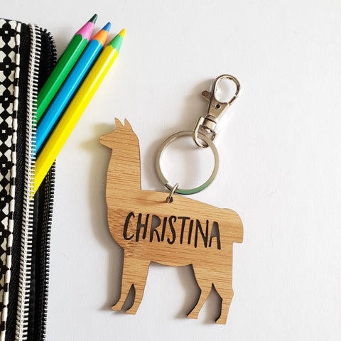 LLAMA-ALPACA Bag Tag / Keyring - Little Birdy Finds