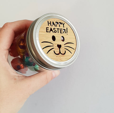 Happy Easter Jar - Little Birdy Finds